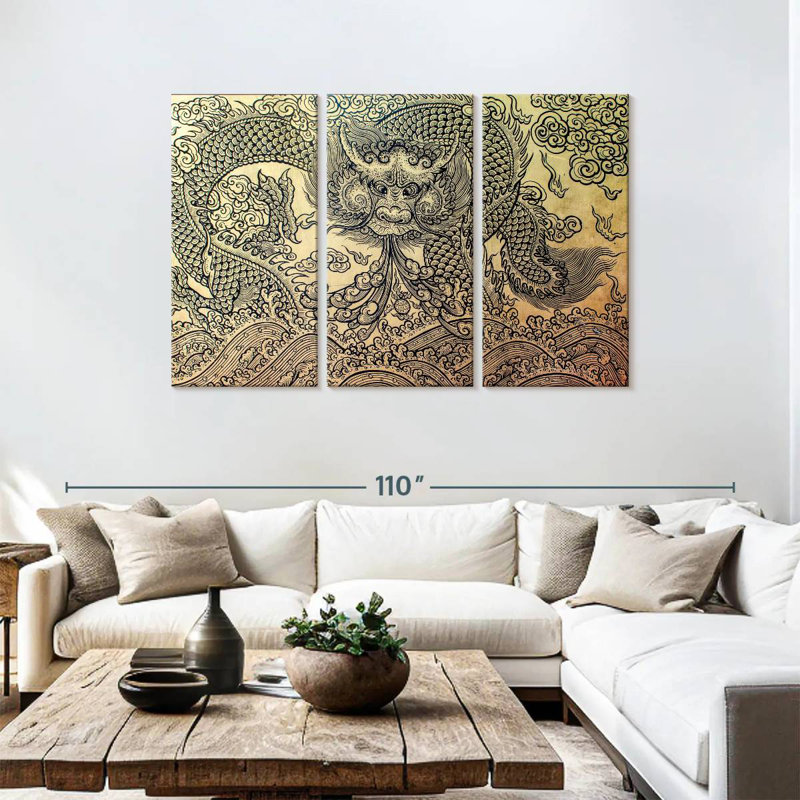Brampt Legendary Dragon, 48" H x 74" W