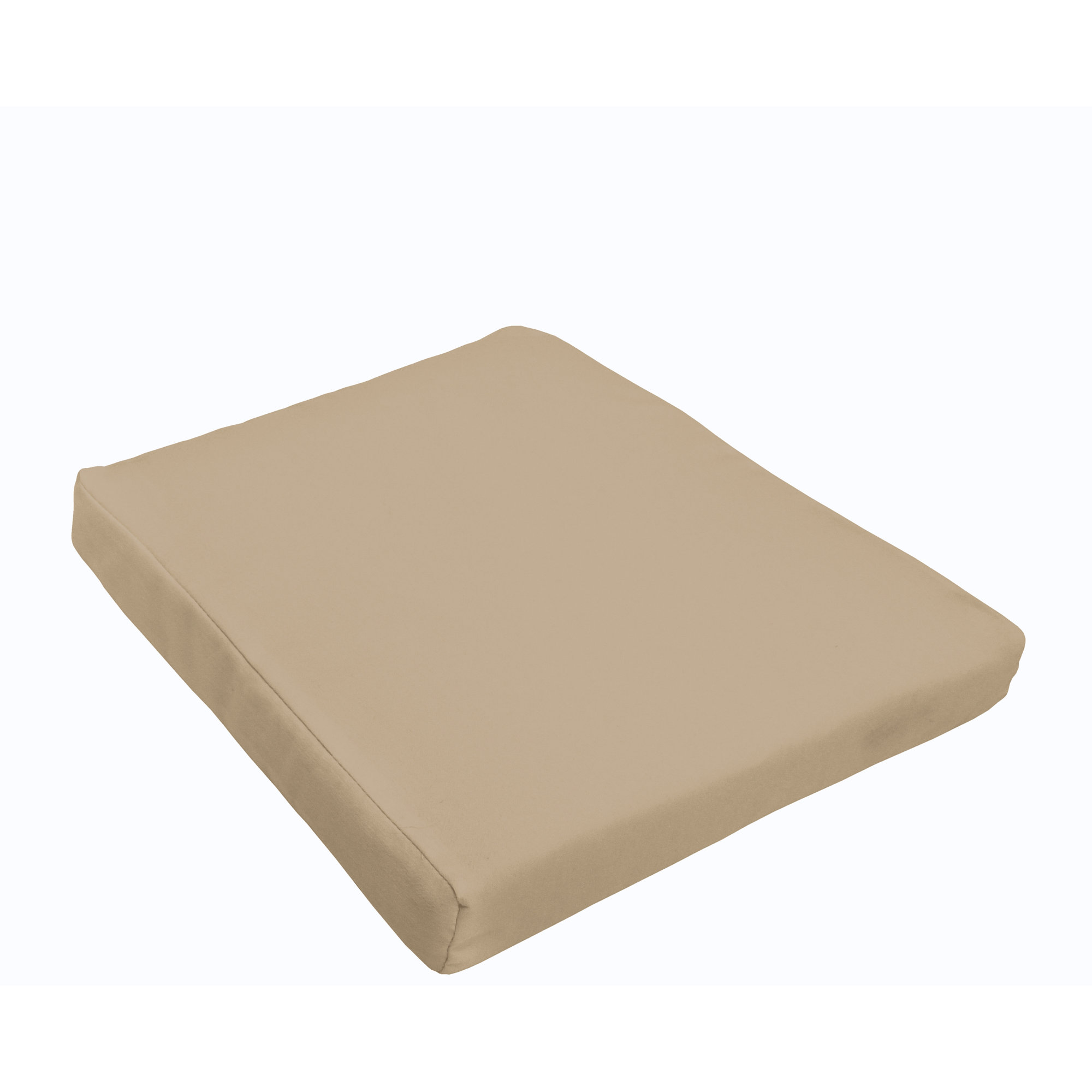 Kisha Sunbrella Outdoor Dining Chair Cushion, Fresco Tan