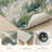 Green Leaf Non-Slip Washable Kitchen Mats