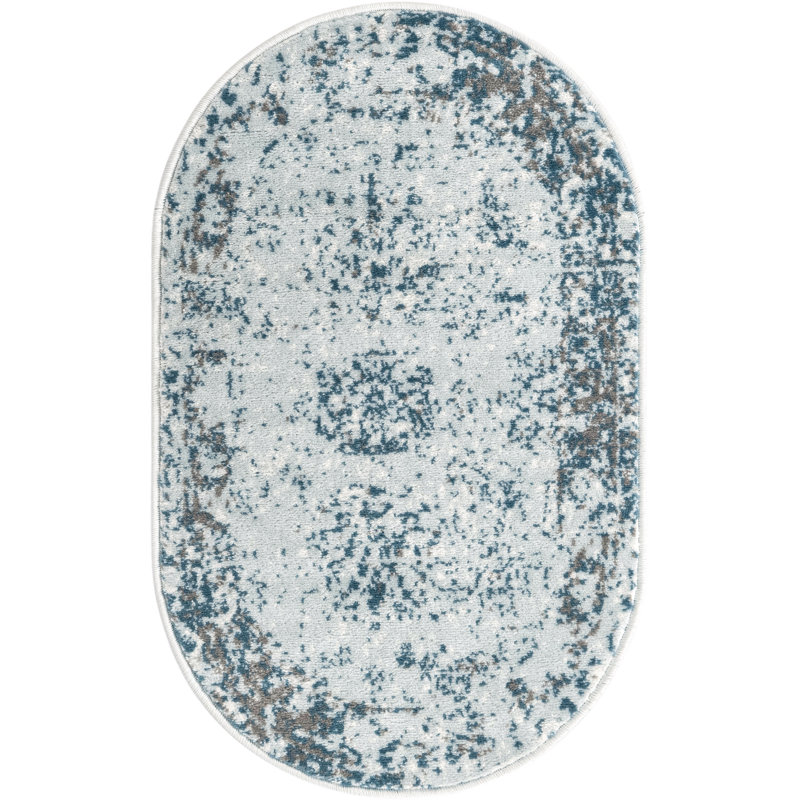 Antibes Hambly Rug, Oval 2' x 3'1"