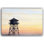 «Sunrise Watchtower», art sur toile en bois tranquille