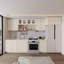Meuble mural standard HOMEIBRO Cozy Design, 30 po L x 24 po P x 15 po H, en contreplaqué, style Shaker, blanc antique-915285884-915386485