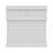 Horizontal Fence Boardwalk White Vinyl Panel Kit-78607349