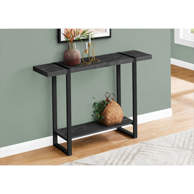 Table d'appoint contemporaine et moderne pour console, vestibule ou canapé, idéale pour rehausser l'espace de vie grâce à son design étroit