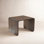 Carrie Solid Wood C-Shaped Side Table