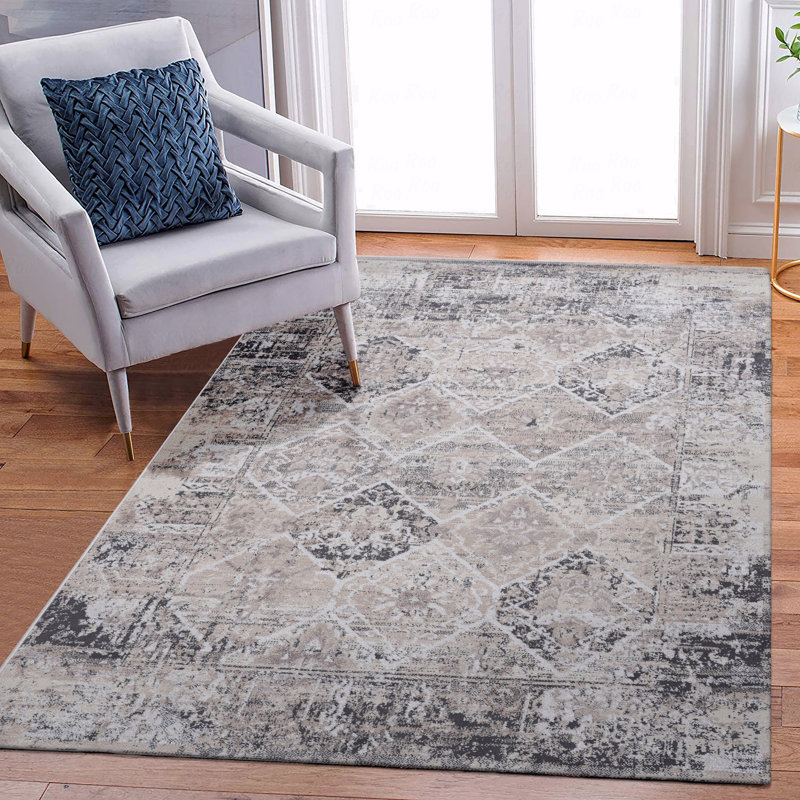 Tapis traditionnel 5 pi x 7 pi, Rectangle 5 pi 3 po x 7 pi 6 po