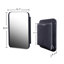 Armoire à miroir encastrée en métal noir 16 po x 24 po pour la salle de bain - tablettes réglables, intérieur élégant-1560668304-1560668330