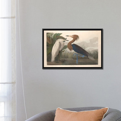 « héron », impression sur toile