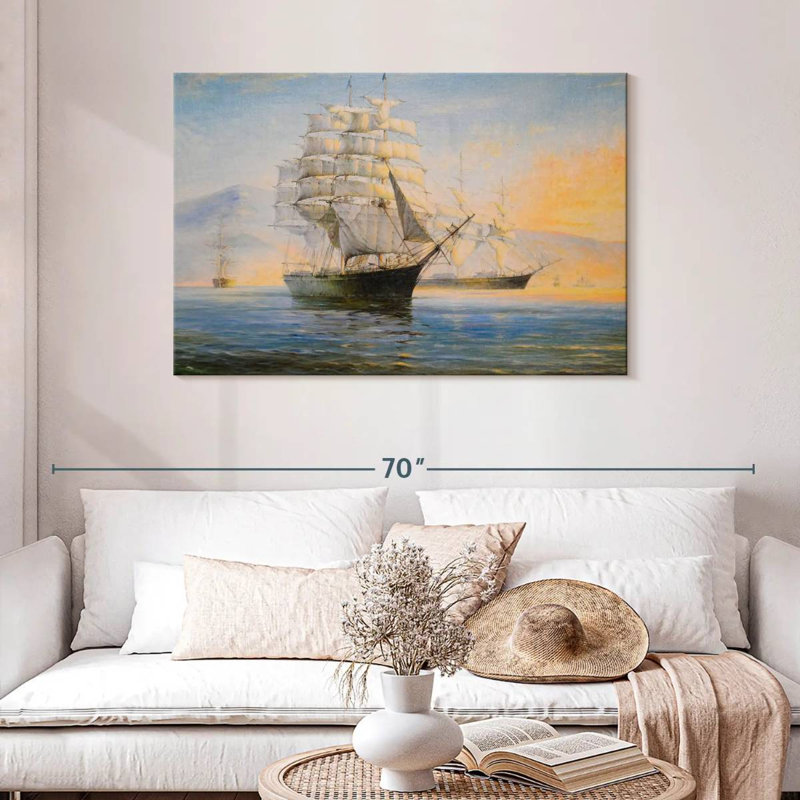 Aletra Ship, 30" H x 45" W