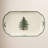 Spode Christmas Tree Rect Scalloped Tray 11"