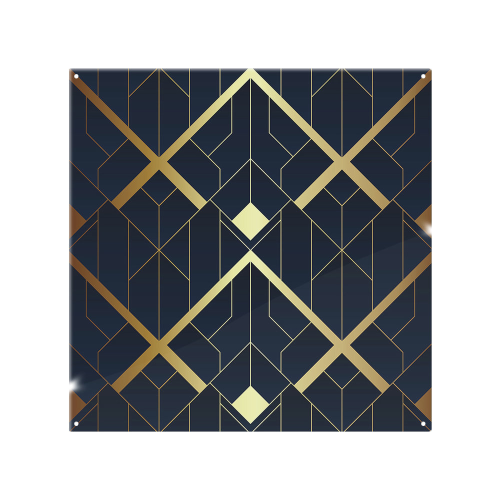 Luxury Gold Art Deco Splash Back