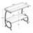 Tribesigns 2-Tier End Table, J-Shaped Side Table for Living Room