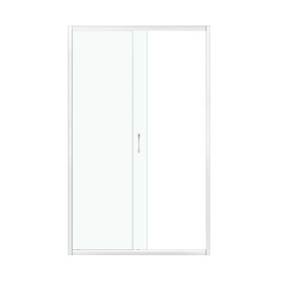 Porte de douche coulissante encadrée en verre transparent Alcove 46 po Breeze