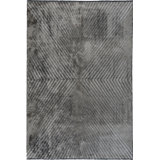 Rapture Contemporary Poise Silver Gray/Dark Gray Area Rug