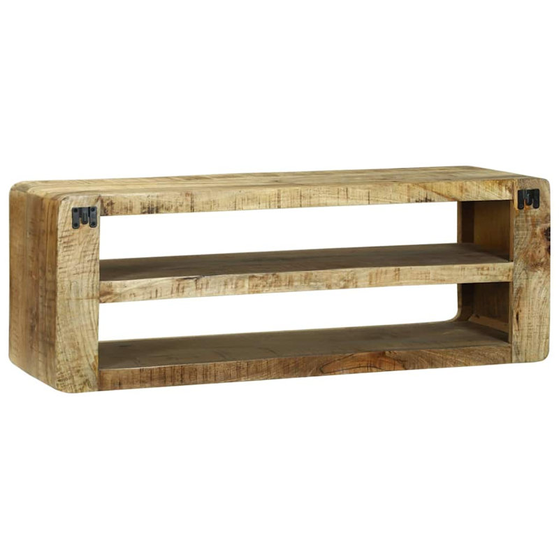 Unfinished TV Stand, 36cm H x 100cm L x 32cm W, Brown