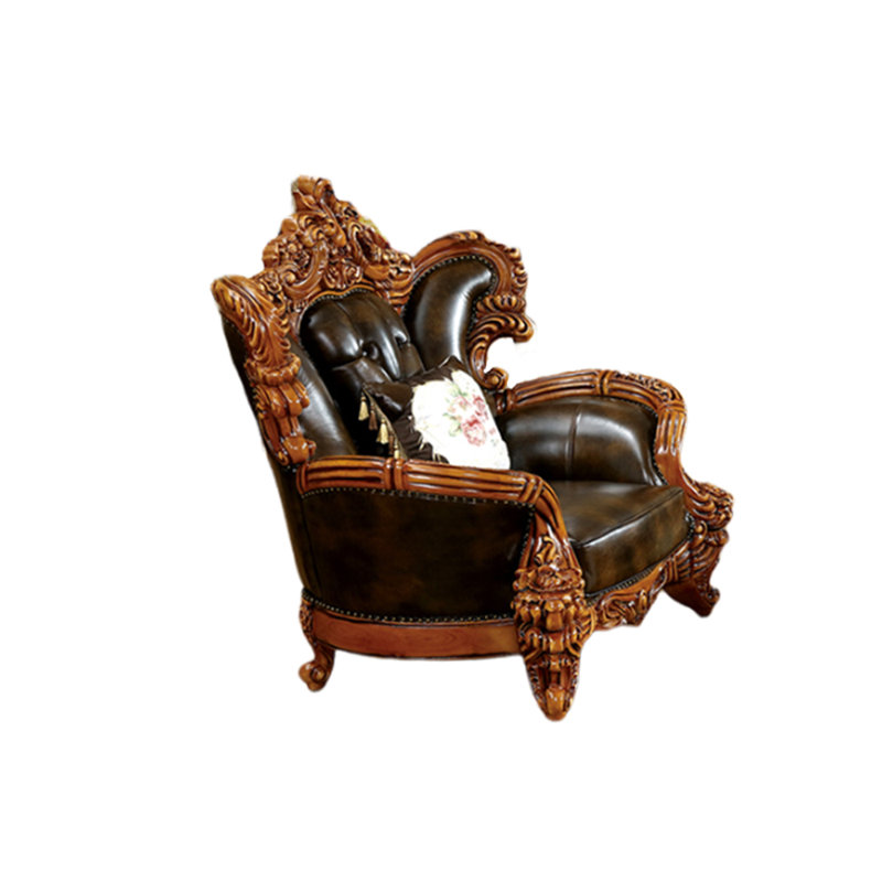 Fauteuil de luxe en cuir véritable American