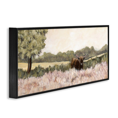 Dappled Country Meadow with Cattle Framed Giclee, design by Soulspeak & Sawdust