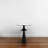 Fulton Round Glass and Mango Wood Accent Table, Black-117042627
