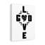 Love God - Wrapped Canvas Print-1221940956