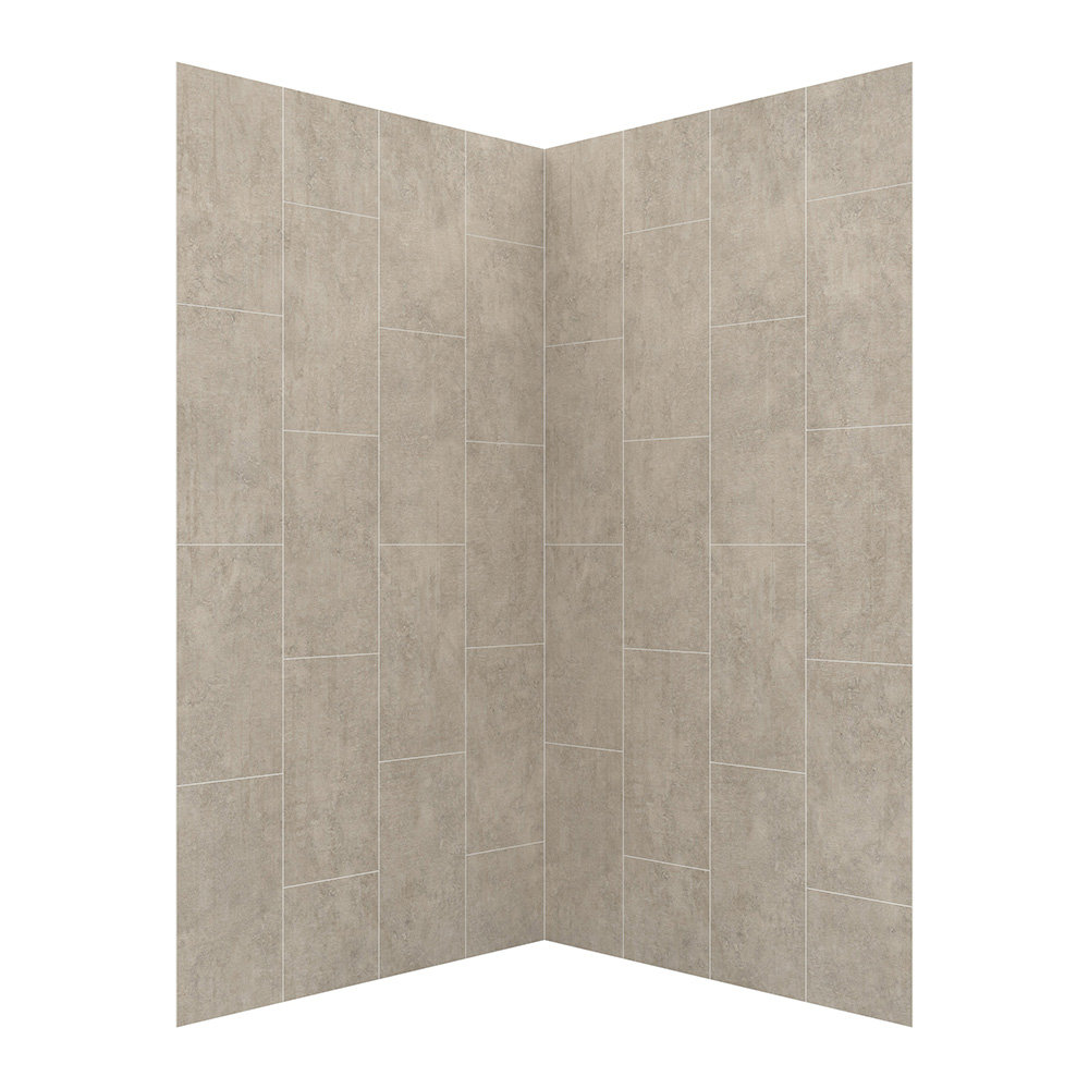78" x 42" x 42" Two Panel Neo-Angle Shower Wall Craft + Main 