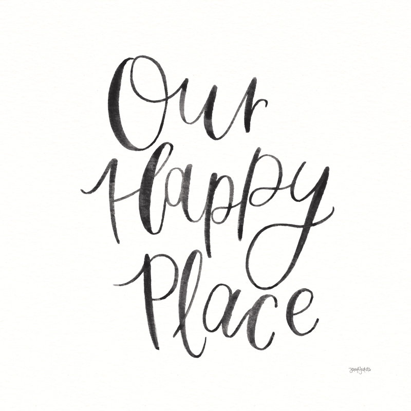 Home Sweet Home II BW by Jenaya Jackson - No Frame Print on Canvas, 76cm H x 76cm W x 3.8cm D
