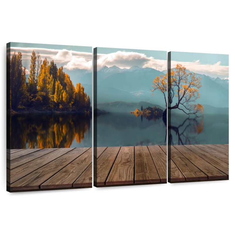 Aletra Tree By The Dock, 20" H x 33" W