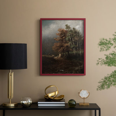 «Vintage Landscape CL», reproduction encadrée - bois massif