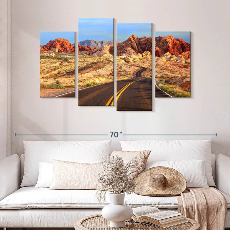 Mehar Highway In Valley Of Fire, H 32 po x l 52 po