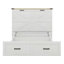 Charmante armoire-lit escamotable de style campagnard avec un port de charge intégré-115735629