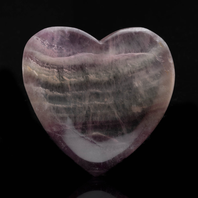 Fredenburg Decorative Object, 3" H x 2.75" W x 0.56" D, Purple