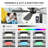 Ceiling Fans With Lights, 54Inch RGB Low Profile Ceiling Fan With Light And Remote Control, Dimmable, Reversible DC Motor, Noiseless, 6 Speeds, Flush Mount Ceiling Fan For Livingroom-1476448213-1476448212