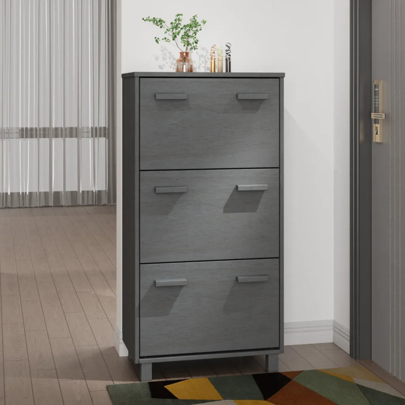 18 Pair Flip Down Shoe Storage