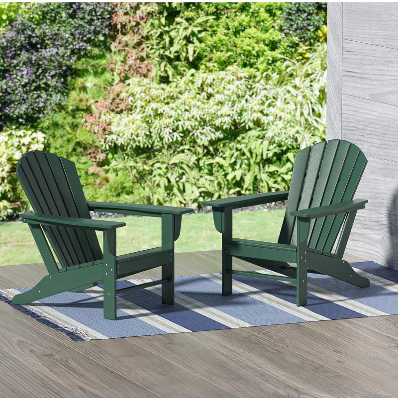 Chaise Adirondack en plastique Altura, Vert foncé