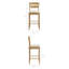 Tabouret de bar en bois de chêne vieilli Jax-123259859-123259857