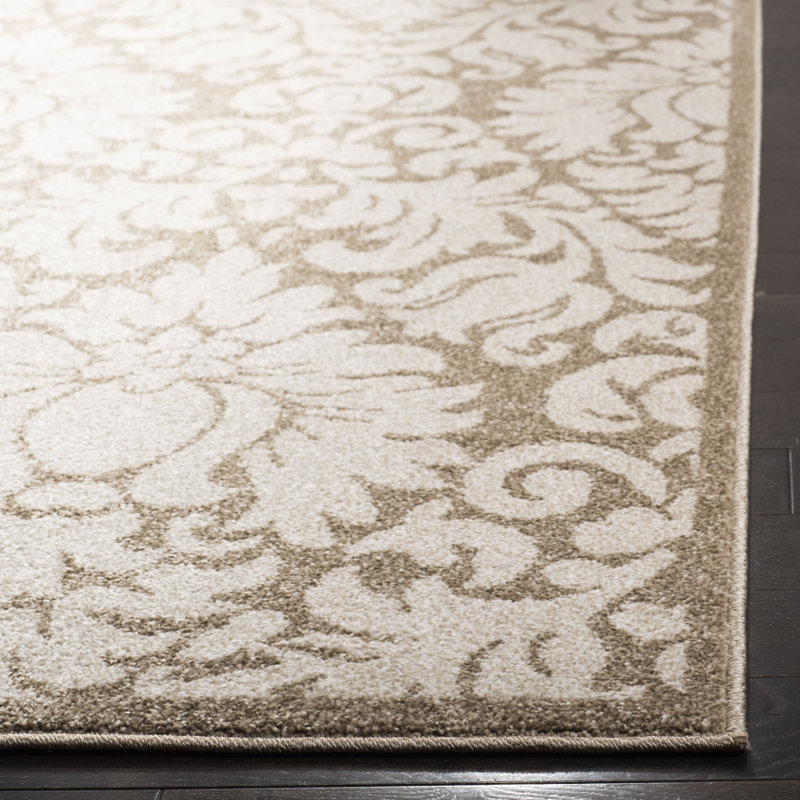 Tapis performance damassé Carman, Carré 5 pi