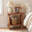 59.99cm W Solid Wood Bedside Table-834623276