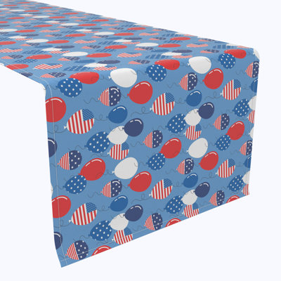 Cleora Geometric Independence Day Table Runner