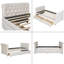 Lit de jour simple en bois massif-1931119111