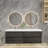 70.4'' Double Bathroom Vanity with Plastic Top-232566090