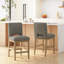 Tabouret de comptoir, ensemble de 2, tissu-236995838-236995832