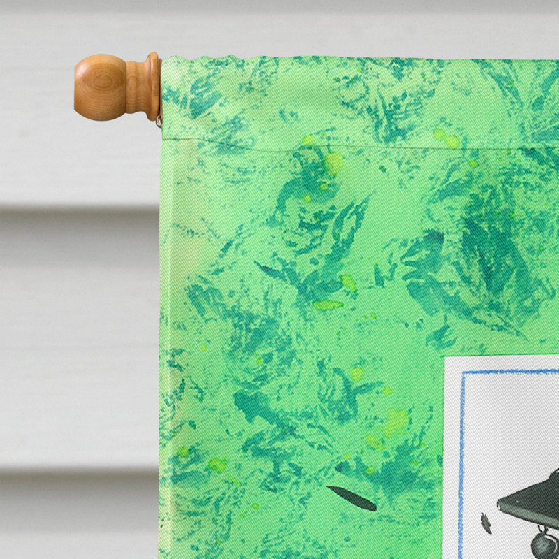 Drapeau de jardin à 2 côtés, diplômes the wise hibou, H 28 po x l 40 po