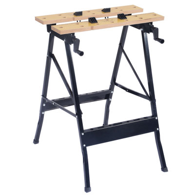 Multi-Purpose Folding Portable Workbench with Clamps, for Painting, Sanding, DIY Projects