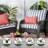 Henrich Outdoor Reversible Throw Pillow-124436359-132929714