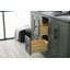 Ensemble de meuble-lavabo autoportant à double cuve 54 po avec plateau en pierre noire Vannes-1168835513