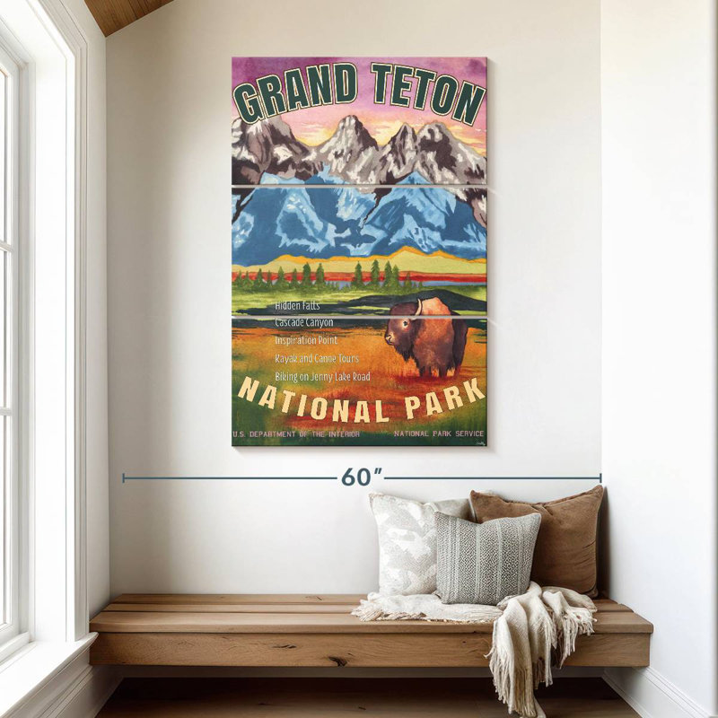 Parc national Alvord Grand Teton, H 50 po x l 32 po