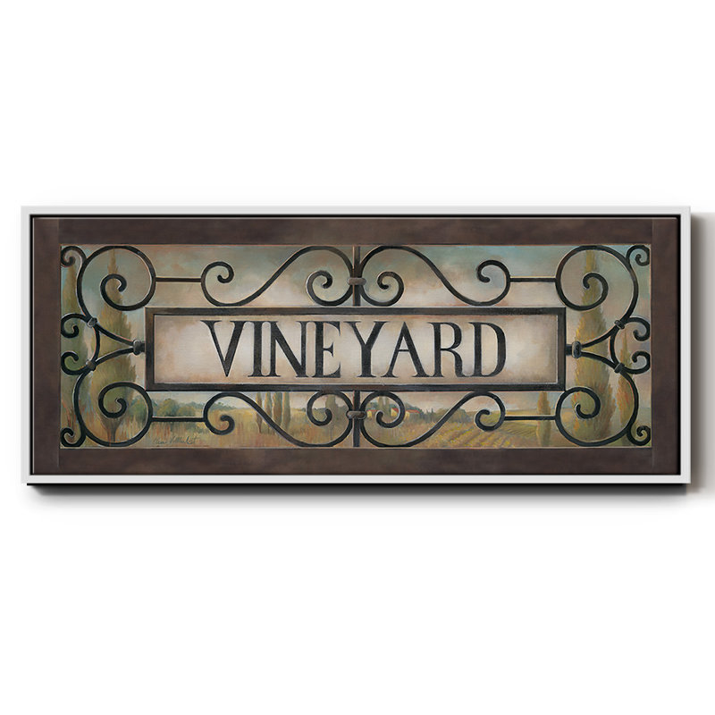 Vignoble - toile encadrée