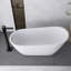 Baignoire de trempage autoportante en acrylique 67 po. X 31 po.