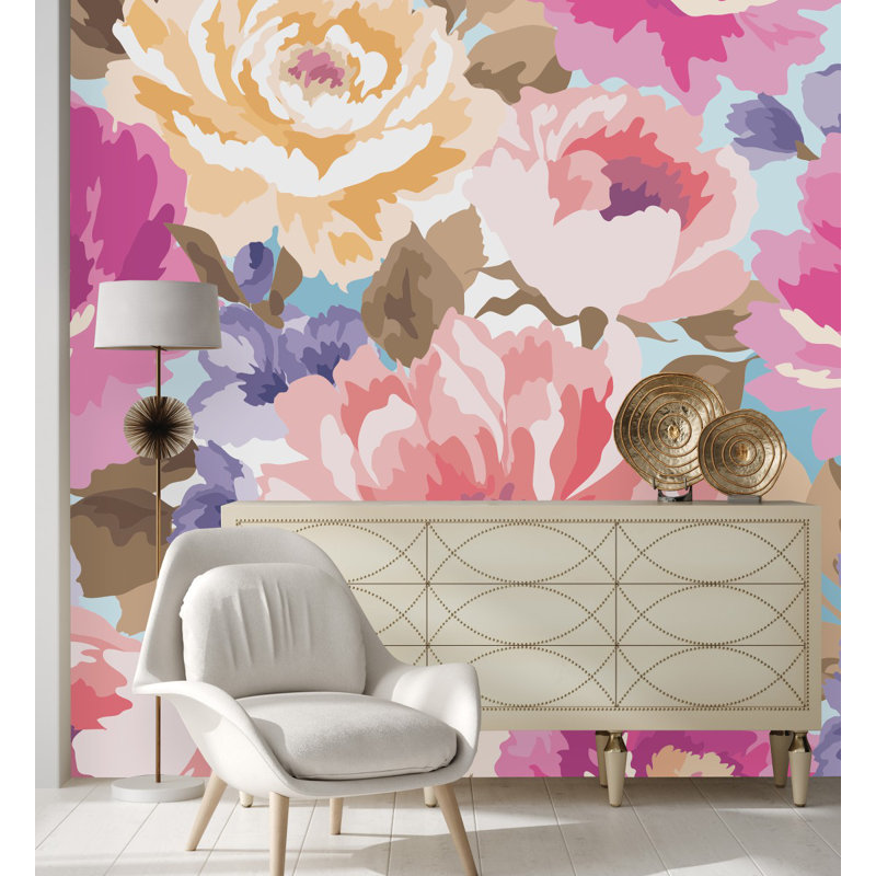 Peel & Stick Wall Mural, 10.42' W x 10.42' L
