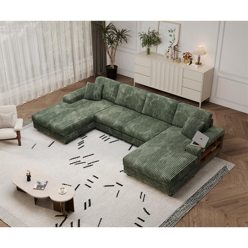 Convertible U-Shaped Combination Sofa