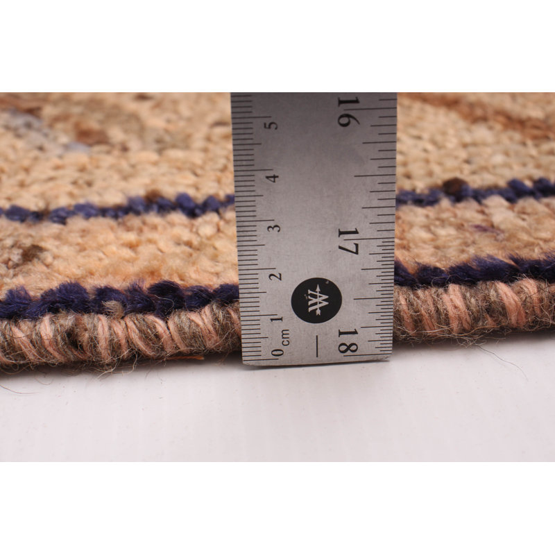 Tapis de couloir unique en laine 4 pi 2 po x 12 pi 2 po Hyers Copper